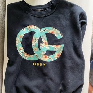 Obey Tropical Floral OG Crewneck